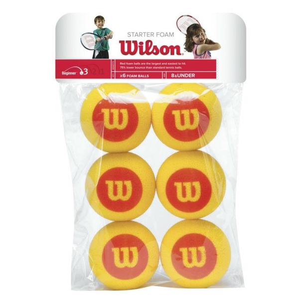 Wilson Starter Red Form Junior Tennis Balls 6-Pack
