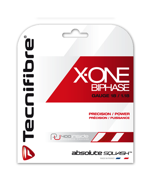Tecnifibre X-ONE Biphase 18 Squash String - Smash Nation