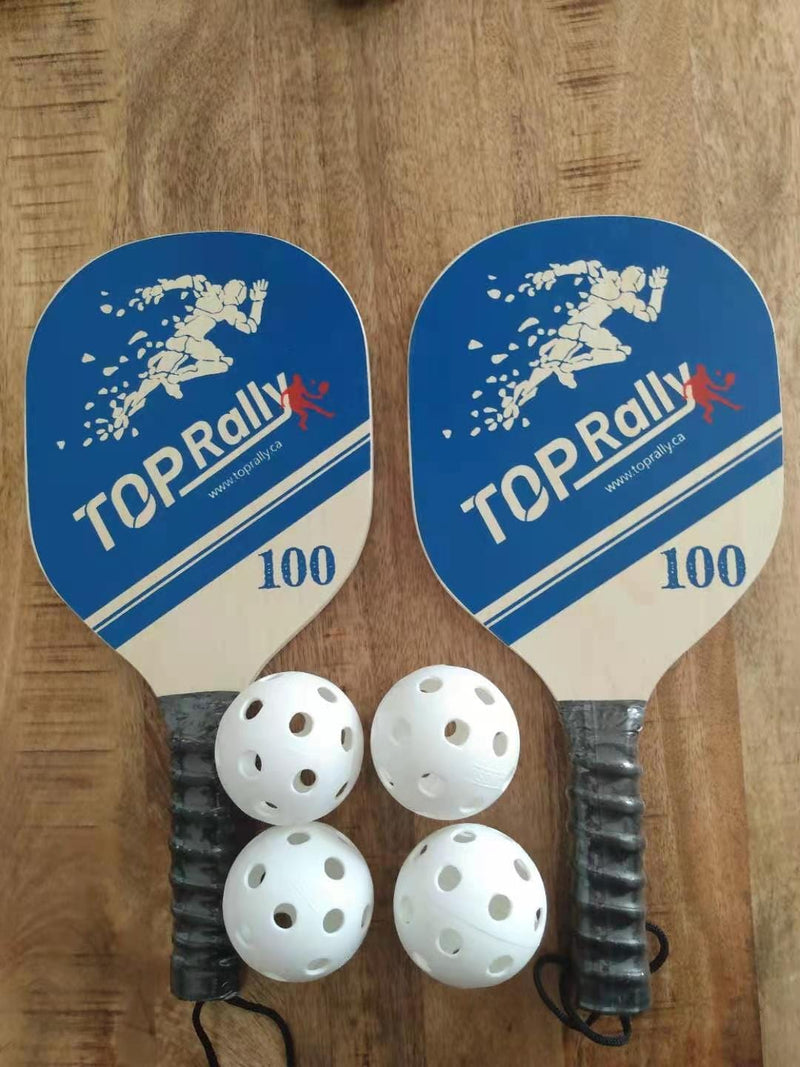 Top Rally Pickleball Paddles Top Rally Wood Paddle Package