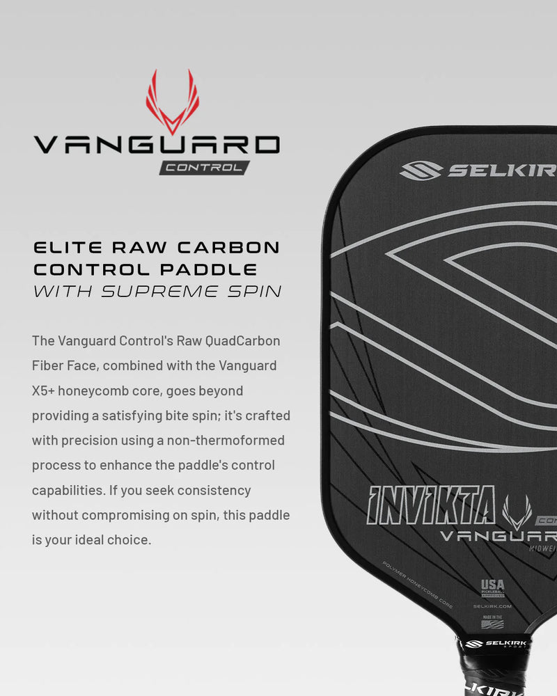 Vanguard Control Invikta Pickleball Paddle