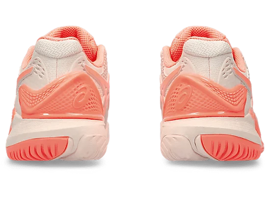 Asics Shoes Asics Women's Resolution 9 Tennis/Pickleball Shoes (Pearl Pink/Sun Coral)