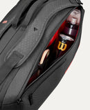Wilson Clash V3 6PK Racket Bag Black/Infrared