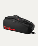 Wilson Clash V3 6PK Racket Bag Black/Infrared