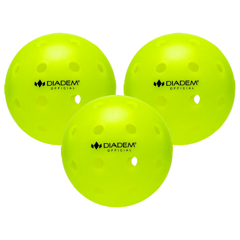 Diadem Balls 3 Balls Diadem Official Outdoor Pickleball Balls