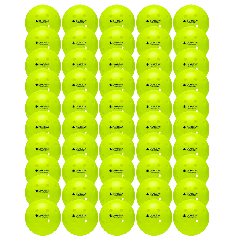 Diadem Balls 50 Balls Diadem Official Outdoor Pickleball Balls