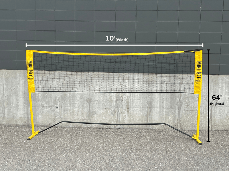 OnCourt OffCourt Nets Quick start Mini Pickleball & Badminton Net - Oval Poles
