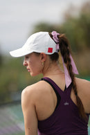 Selkirk Caps White Parris Todd Signature Collection Ponytail Pickleball Hat