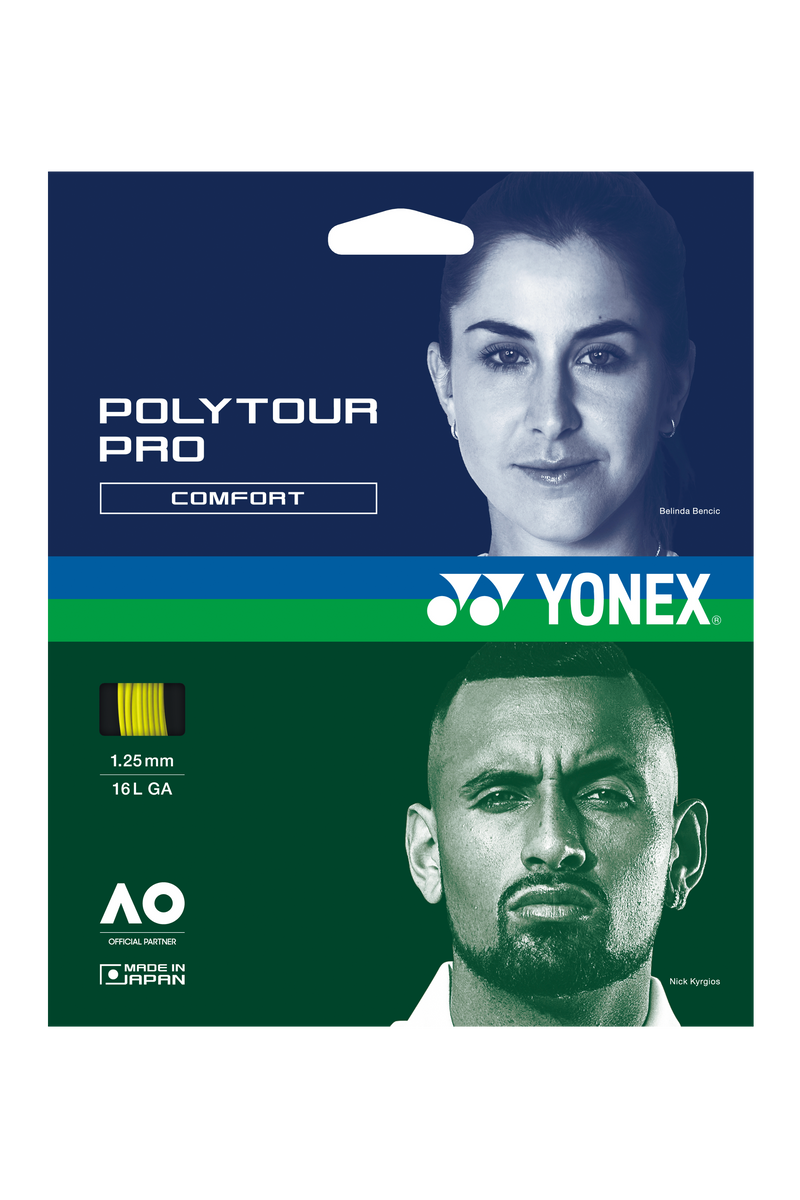 Yonex PolyTour Pro 1.20mm/17 Tennis String (Blue)