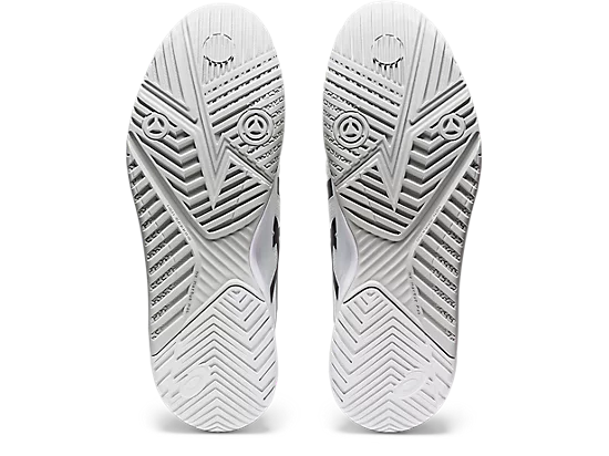 Asics Men's Gel-Resolution 8 Tennis Shoes (White/Black)