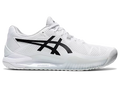 Asics Men's Gel-Resolution 8 Tennis Shoes (White/Black)