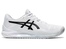 Asics Men's Gel-Resolution 8 Tennis Shoes (White/Black)