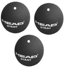 Head Start White Dot Squash Single Ball - Smash Nation