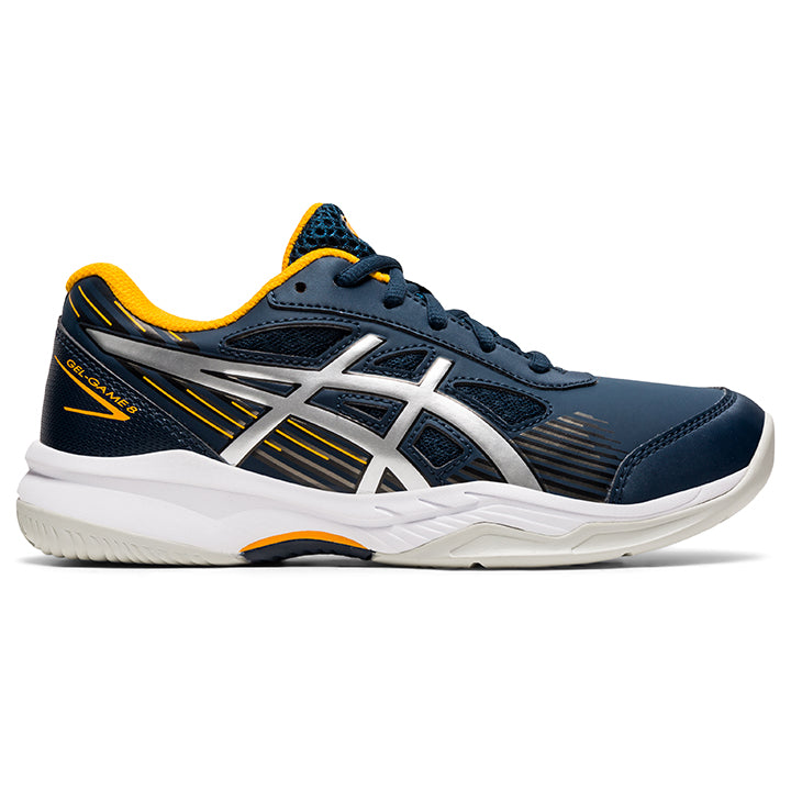 Asics Junior Shoes Gel-Game 8 GS (French Blue/Pure Silver)