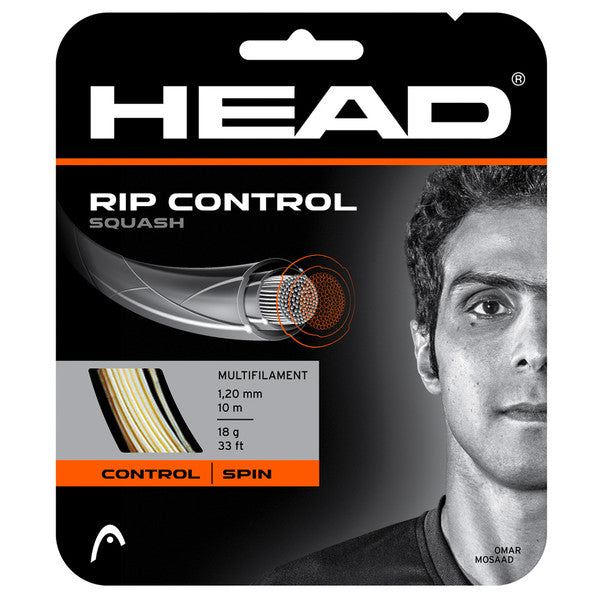 Head Rip Control 18 Squash String (White) - Smash Nation