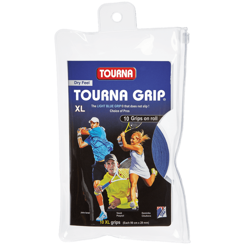 Tourna Grip XL 10 Pack Blue