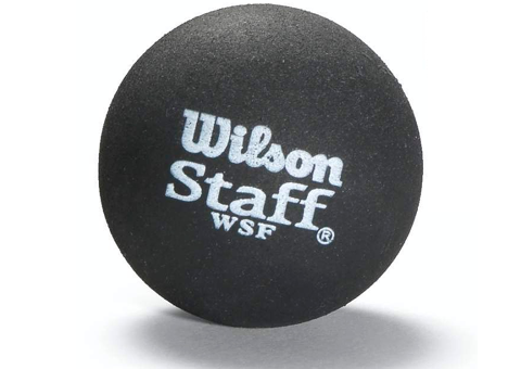 Wilson Staff Double Yellow Dot Squash Dozen Balls - Smash Nation