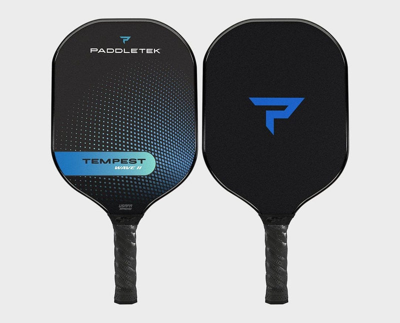 Paddletek Pickleball Paddles Blue Paddletek Tempest Wave II Pickleball Paddle