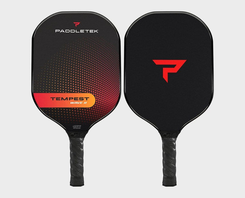 Paddletek Pickleball Paddles Red Paddletek Tempest Wave II Pickleball Paddle