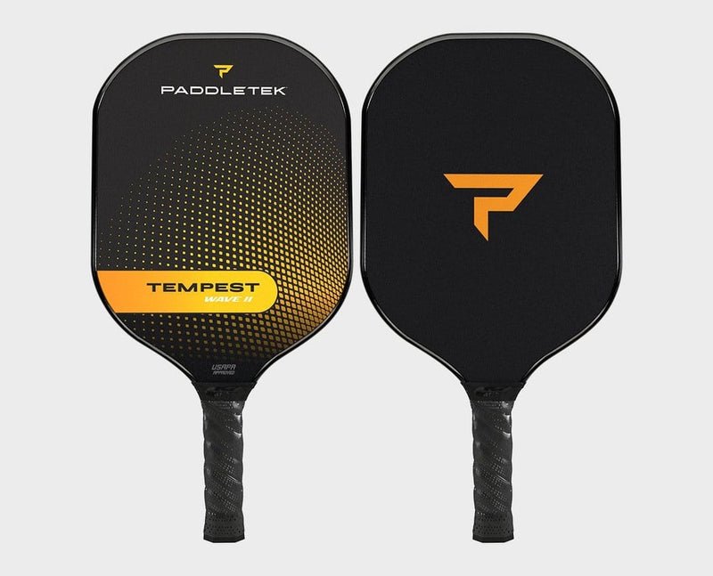 Paddletek Pickleball Paddles Yellow Paddletek Tempest Wave II Pickleball Paddle