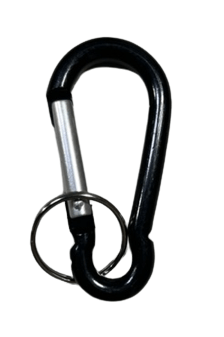 Top Rally Others Black Aluminum Snap Hook Carabiner Clips Keychain