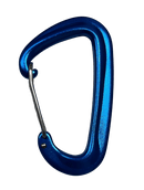 Top Rally Others Blue Aluminum 12kN Heavy Duty Snap Hook Carabiner Clips