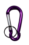 Top Rally Others Purple Aluminum Snap Hook Carabiner Clips Keychain