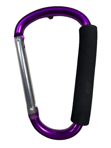 Top Rally Others Purple Large Heavy-Duty Aluminum Carabiner Clip